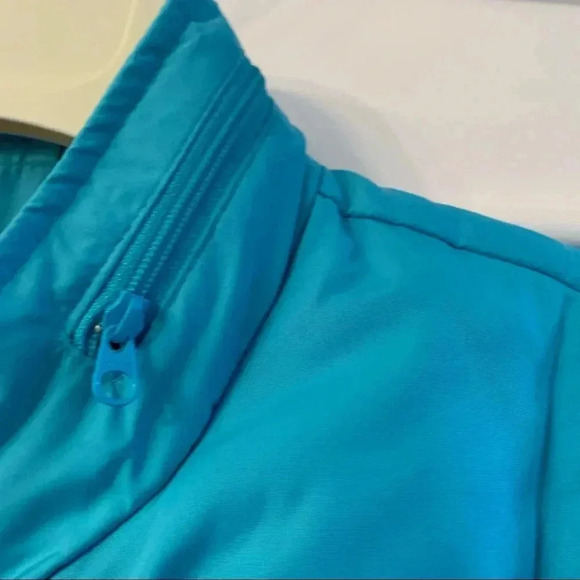 TALBOTS Womens S Periwinkle Blue Goose Down Filled Puffer Vest Full zip Small - Picture 6 of 8